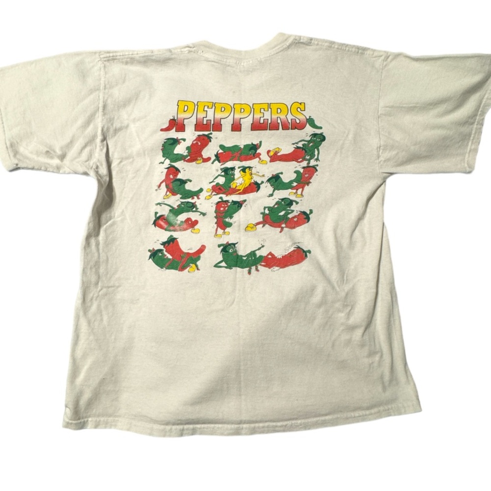 Vintage Funny Dirty Naughty Chili-Peppers Shirt XLarge Rehoboth Beach Delaware